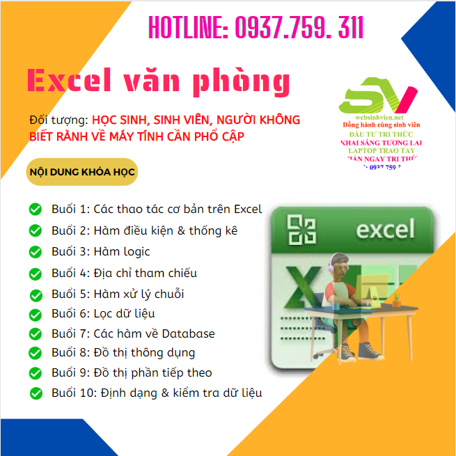   EXCEL VĂN PHÒNG K03